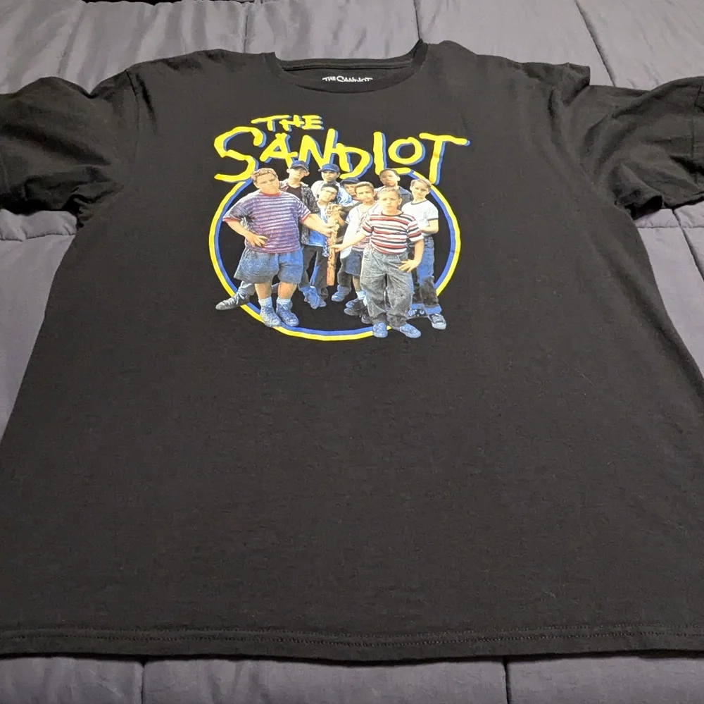 The Sandlot Movie T-shirt Black Unisex Size Large Retro 90s